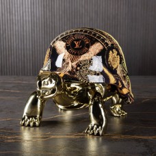 Скульптура Золотая черепаха-LV, L40x25x25cm, Naor, Франция Art-S/N/TLVGold/40