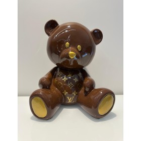 Скульптура Мишка LV, H45 см, Naor, Франция Art-S/N/BLV/45