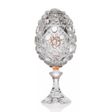Хрустальный сувенир "Пасхальное яйцо" на ножке рис."Камень" AVDEEV CRYSTAL