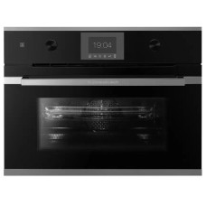 Компактный духовой шкаф с микроволнами Kuppersbusch CBM 6350.0 S3 Silver Chrome