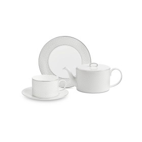 Чайный сервиз на 6 персон, 19 предметов, Gio Platinum, Wedgwood, фарфор  GIOP-T6/19