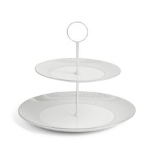 Стенд для пирожных 2 уровня, Gio Platinum, Wedgwood, фарфор 1063171