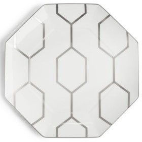 Тарелка 23 см, Gio Platinum, Wedgwood, фарфор 1063174