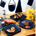 Гриль круглый 31 см Чёрный, Le Creuset, 20043310000460, Чугун