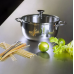 Кастрюля с крышкой Куквэй Мастер, нержавеющая сталь, штампованное дно, 16 см, CWMF16, CRISTEL