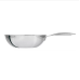 WOK24CPFSK Вок Cristel, 24 см, Кастель про,  без крышки, нерж. сталь