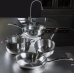 Кастрюля с крышкой Куквэй Мастер, нержавеющая сталь, штампованное дно, 16 см, CWMF16, CRISTEL