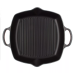 Гриль глубокий квадратный 30 см Чёрный, Le Creuset, 20200300000422, Чугун