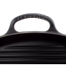 Гриль глубокий квадратный 30 см Чёрный, Le Creuset, 20200300000422, Чугун