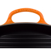 Гриль глубокий квадратный 30 см Огненная лава, Le Creuset, 20200300900422, Чугун