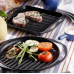 Гриль прямоугольный с низкими бортиками 30 см Чёрный, Le Creuset, 20201300000422, Чугун