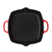 Гриль глубокий квадратный 30 см Вишня, Le Creuset, 20200300600422, Чугун