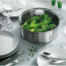 CRISTEL K14P Крышка выпуклая CRISTEL, Кастелин, стекло, ручка - нерж., 14 см.