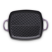 Гриль прямоугольный с низкими бортиками 30 см Ультрафиолет, Le Creuset, 20201307220422, Чугун