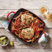 Гриль прямоугольный с низкими бортиками 30 см Вишня, Le Creuset, 20201300600422, Чугун
