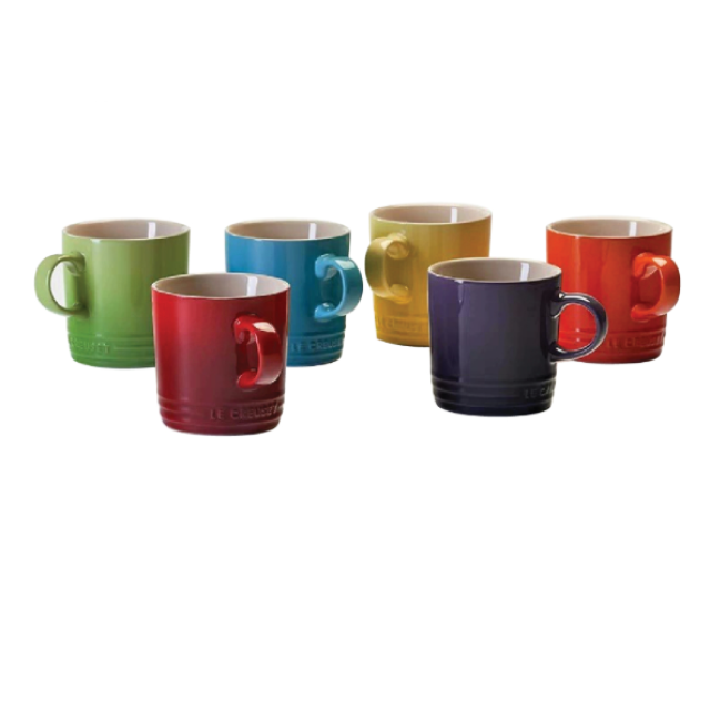 Кружка 350 мл Дымчатый серый металлик, Le Creuset, 60302357420033, Керамика