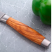Нож поварской 20 см с деревянной ручкой, Le Creuset, 98000320000200, Дамасская сталь