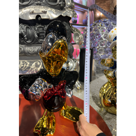 Скульптура Микки Маус Hermes, серо-оранжевый, h50 см, Naor, Франция  Art-S/N/MickeyMHermes/GREYO50