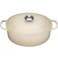 Утятница 31 см Крем, стальная ручка , Le Creuset, 21178314814430, Чугун