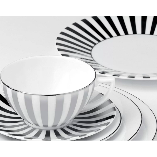 50161609/548-644 Чайная пара 250 мл, Jasper Conran Platinum, Wedgwood, фарфор