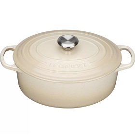 Утятница 31 см Крем, стальная ручка , Le Creuset, 21178314814430, Чугун