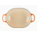 Кастрюля низкая Oblong 31 см Огненная лава, стальная ручка, Le Creuset, 21112310902430, Чугун