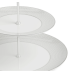 Стенд для пирожных 2 уровня, Gio Platinum, Wedgwood, фарфор 1063171