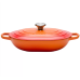Кастрюля низкая Oblong 31 см Огненная лава, стальная ручка, Le Creuset, 21112310902430, Чугун