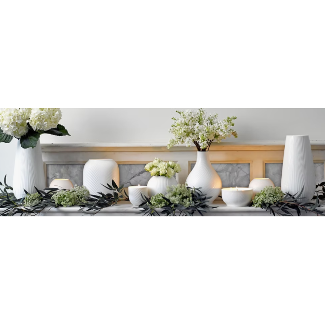 40032151 Ваза, 21 см, White Folia, Wedgwood