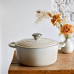 Кастрюля круглая 26 см Меренга, стальная ручка, Le Creuset, 21177267164430, Чугун