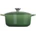 Кастрюля круглая 24 см, Зелёный бамбук, стальная ручка, LE CREUSET, 21177244082430, чугун