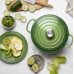 Кастрюля круглая 24 см, Зелёный бамбук, стальная ручка, LE CREUSET, 21177244082430, чугун