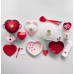 Кокотница 10 см с принтом «Сердце» Белый, Le Creuset, 81901100101830, Керамика