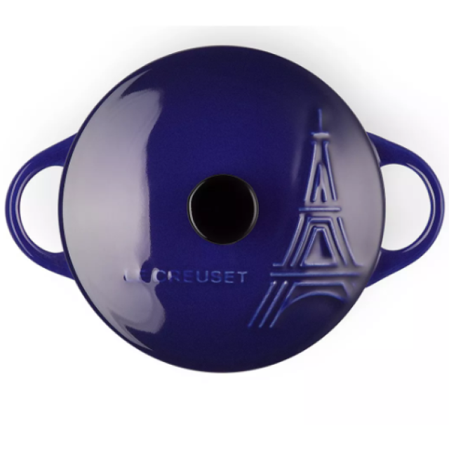 Кокотница 10см., 200мл., Eiffel Tower,каменная керамика цвет: индиго, LE CREUSET, 71901104800400