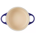 Кокотница 10см., 200мл., Eiffel Tower,каменная керамика цвет: индиго, LE CREUSET, 71901104800400
