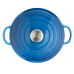 Казан 26 см Марсель, стальная ручка, чёрная эмаль, Le Creuset, 21114262000430, Чугун