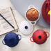 Кокотница 10см., 200мл., Eiffel Tower,каменная керамика цвет: индиго, LE CREUSET, 71901104800400