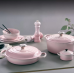 Кастрюля круглая 24 см Светло-розовый, стальная ручка, Le Creuset, 21177247774430, Чугун