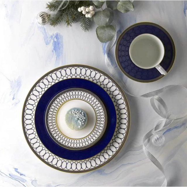 Набор десертных тарелок, 5шт, 20 см, "Renaissance Gold" Wedgwood, фарфор