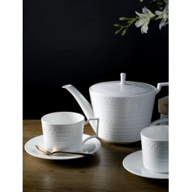 Чайный сервиз на 6 персон, 21 предмет, Intaglio, Wedgwood, INT-T6/21, фарфор