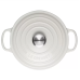 Кастрюля круглая 26 см Хлопок, стальная ручка, Le Creuset, 21001264314461, Чугун