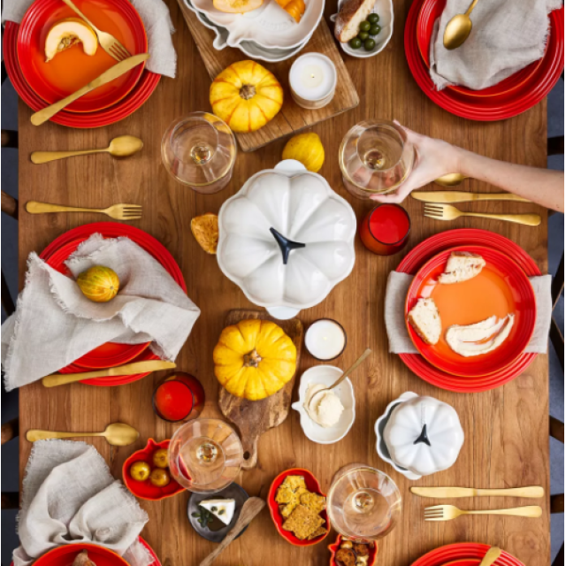 Кастрюля «Тыква», 22 см, Le Creuset, 25038027164460, Меренга