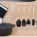 Лопатка-ложка кулинарная 32 см. Чёрный, Le Creuset, 93007603140000, Силикон