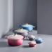 Кастрюля круглая 24 см Омбре голубой, стальная ручка, Le Creuset, 21177246824430, Чугун