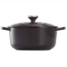 Кастрюля круглая 26 см Чёрный, стальная ручка, Le Creuset, 21177260000430, Чугун