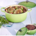 Утятница 29 см Пальмовый, стальная ручка , Le Creuset, 21178294262430, Чугун