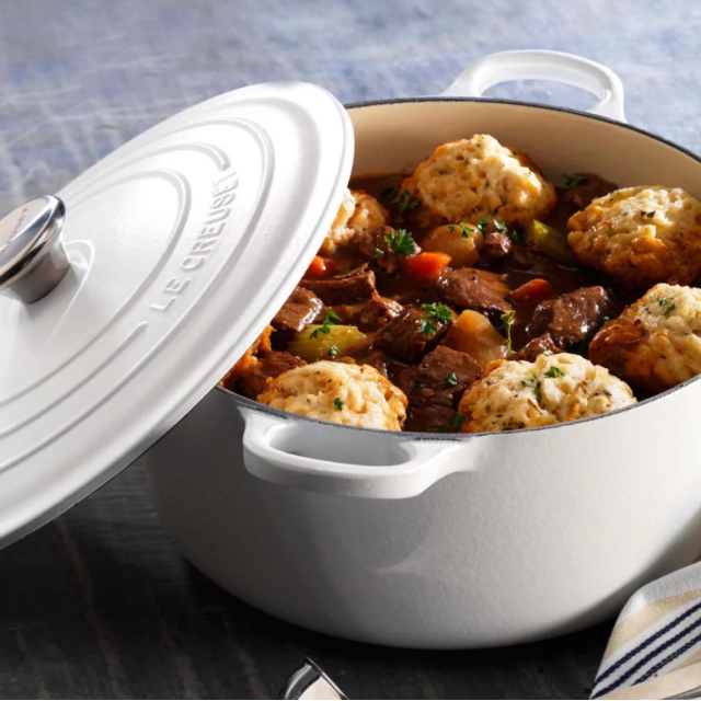 Кастрюля круглая 28 см Хлопок, стальная ручка, Le Creuset, 21001284314461, Чугун