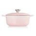Кастрюля круглая 24 см Светло-розовый, стальная ручка, Le Creuset, 21177247774430, Чугун