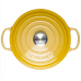 Кастрюля круглая 26 см Жёлтый, стальная ручка, Le Creuset, 21177264032430, Чугун