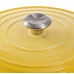 Кастрюля круглая 26 см Жёлтый, стальная ручка, Le Creuset, 21177264032430, Чугун